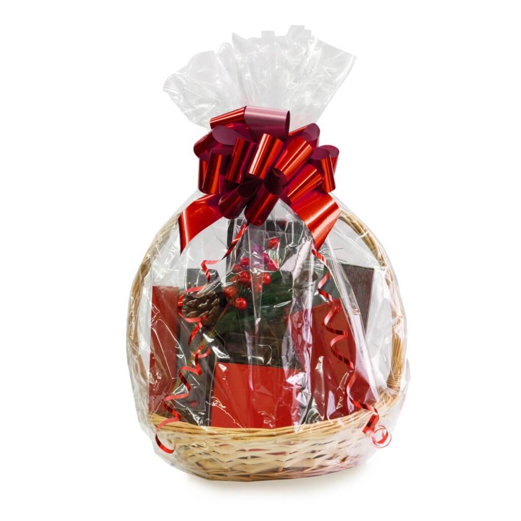 Custom Wrapped Gift Basket