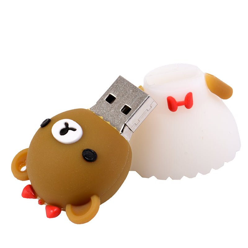 Girl Teddy USB Stick Open