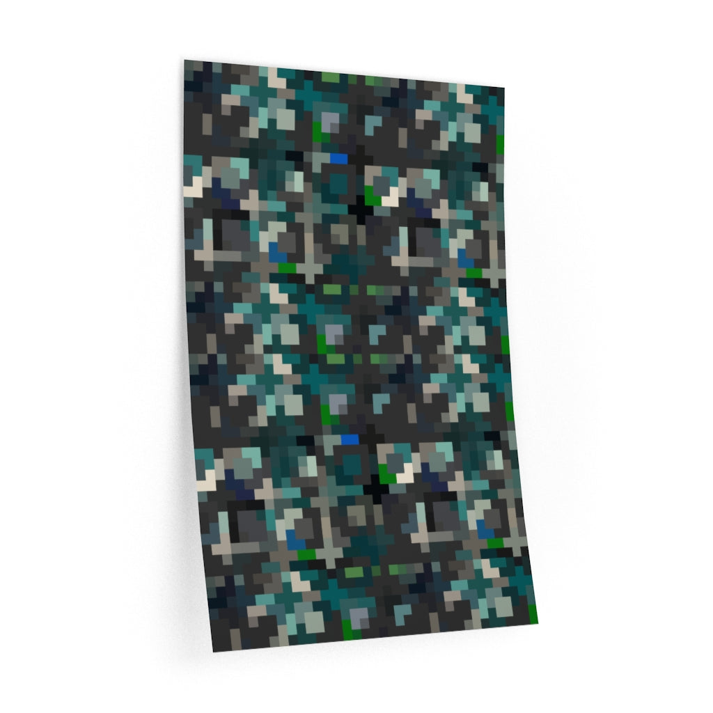 Pixels Wall Decal/Adhesive Poster - Minecraft™-Style