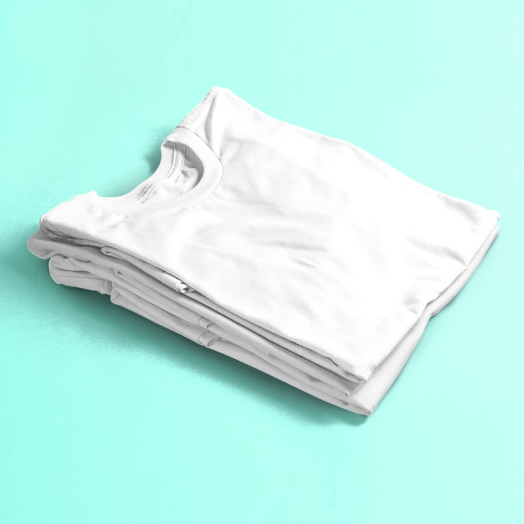 WPop Bulk Blank T-Shirts with custom print example