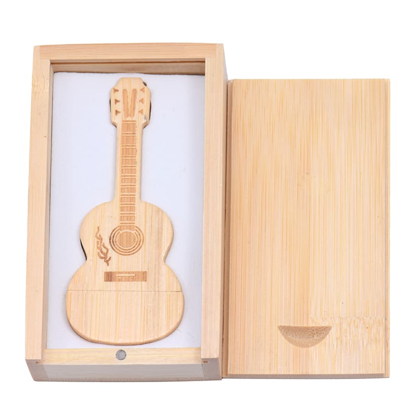 Wooden Guitar USB Stick