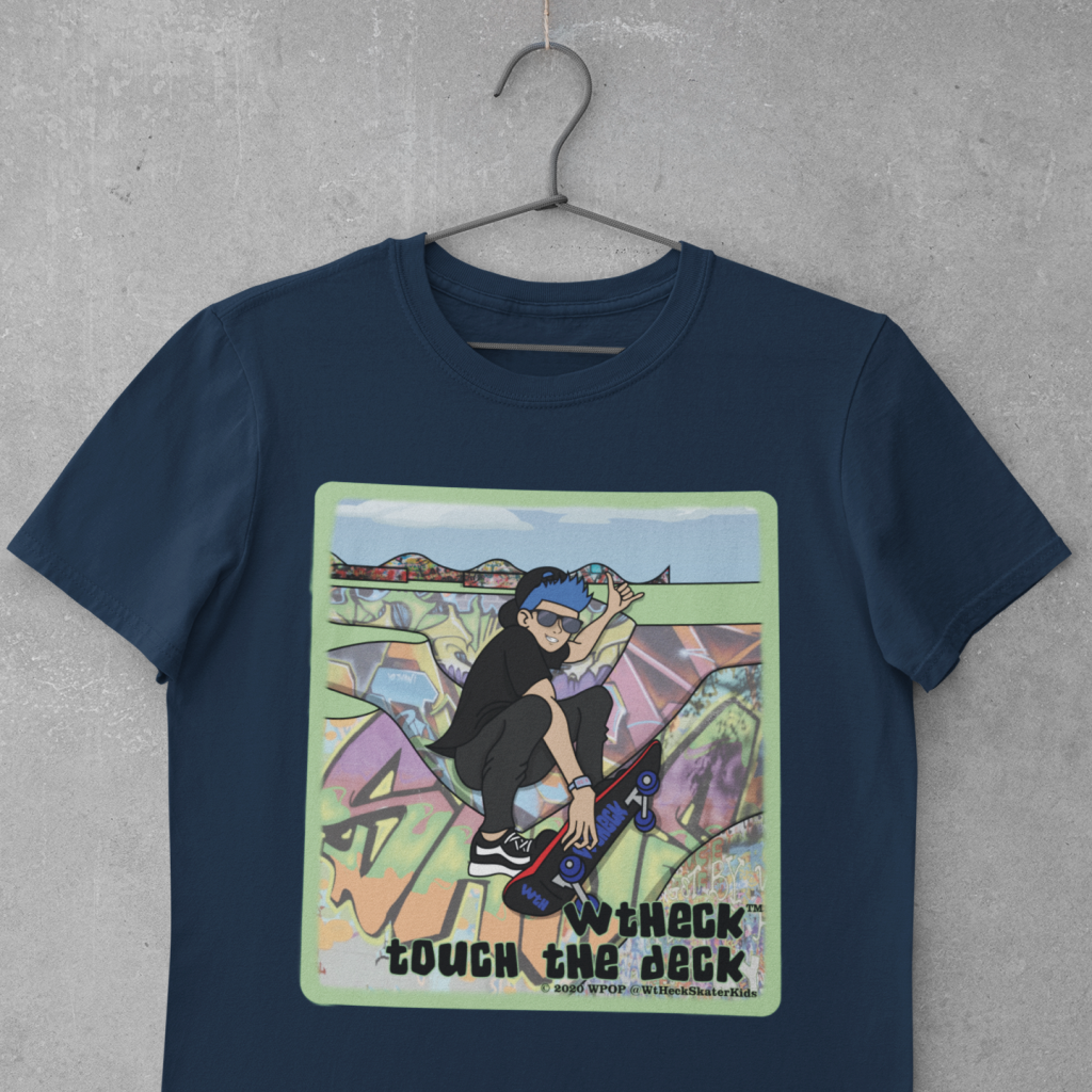 Wt Heck Skater Boy T-Shirt NavyBlue