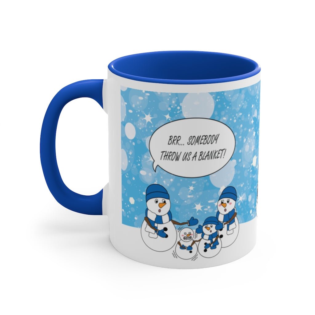 Blue Snowman Family Mug Part Two - The WPop Shop