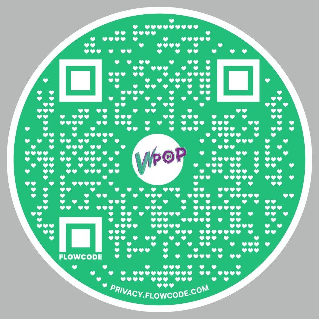 Custom Designed QR Code - The WPop Shop
