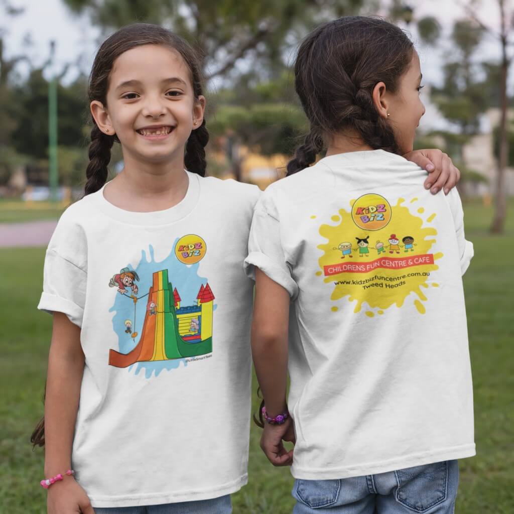 Kidz Biz Custom White T-Shirt - The WPop Shop