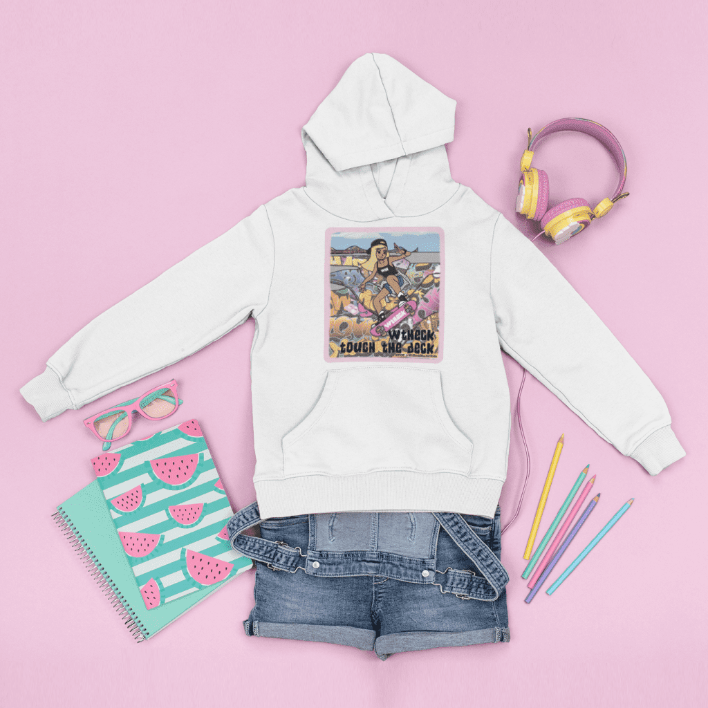 Little WTHeck Skater Girl Hoodie - The WPop Shop