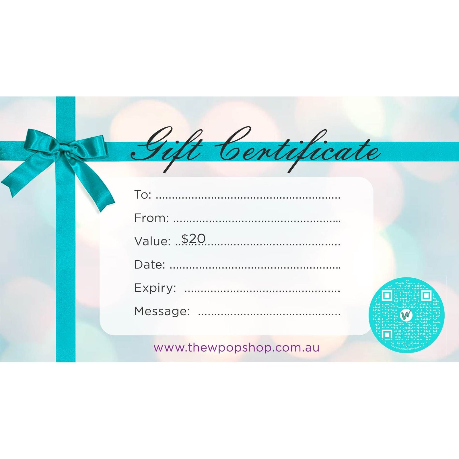 WPop Gift Voucher - The WPop Shop