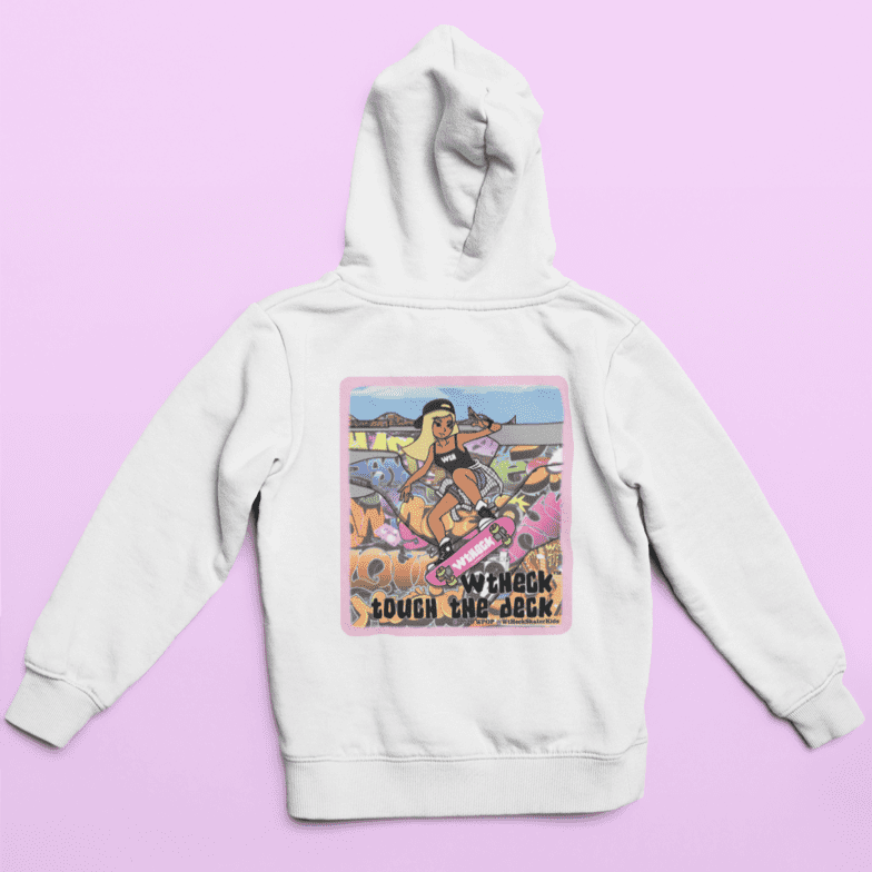 WtHeck Skater Girl Hoodie - The WPop Shop