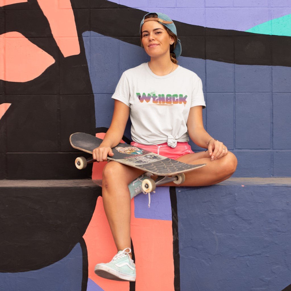 WtHeck Skater Girl T-Shirt - The WPop Shop
